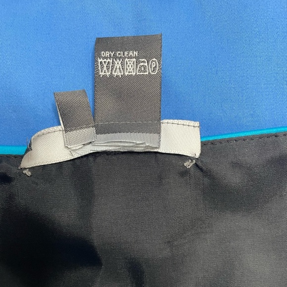 Per Se Color Blocked Mini Skirt Mod Geometric Pattern Perforated Detail Size 6 - Picture 10 of 10